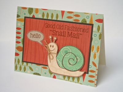 Snail Mail
Cosmo Cricket paper, and the word bubble is from the talk2me stamp set!!:)
Keywords: talk2me