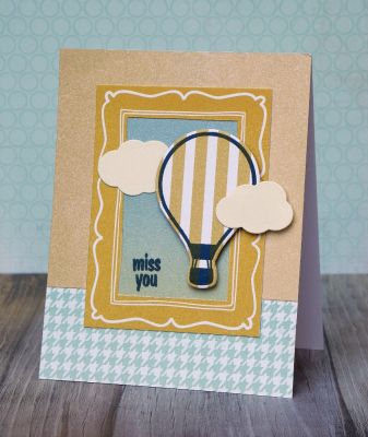 *miss you balloon card
