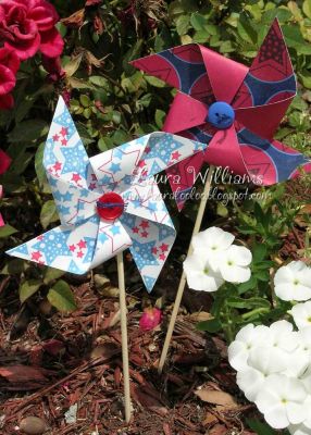 Stars4You Pinwheels
I made these fun little pinwheels, and stuck them on wooden skewers. . . I think the neighbors thought i was a little wacky putting out 4th of july stuff in may!!! :)
Keywords: stars4you
