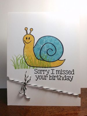 *Sorry snail

