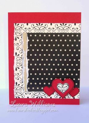 black and red hearts
Close To My Heart paper and cardstock.
