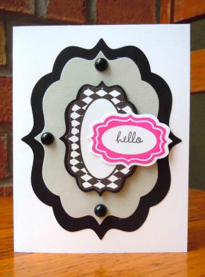 *Hello 
used the Sizzix dies Fancy Labels #4 along with this great stamp set! :)
