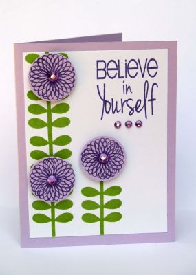 believe in yourself
i used the birthday bow to create the flowers, along with the stems from the mums set! love these fun flowers!
