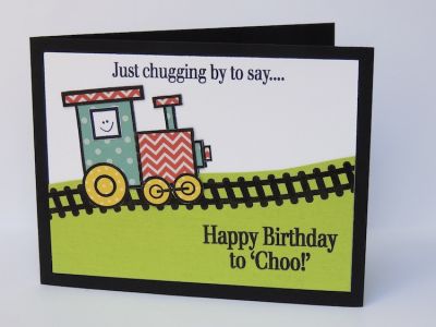 *Happy Birthday to Chooo!
Lots of paper-piecing on this little card!!! So much fun to do! :)
