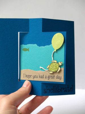Shellibrate (inside)
The inside (or flipped side!) of my card.
