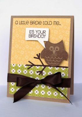 A Little Birdie Told Me. . .
