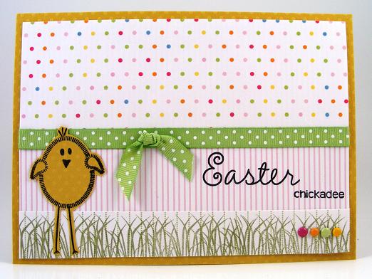 Easter Chickadee Card
Quick and easy card using the newly released Eggs4Easter set.
Keywords: Eggs4Easter Clear Stamps