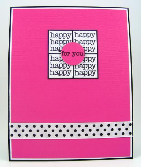 Happy, Happy, Happy For You Card
Keywords: April Release/The [Stamps] Of Life