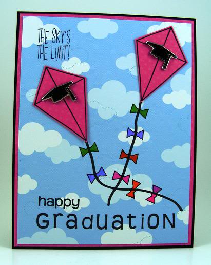 Graduation Kite Card
kites2fly clear stamp set
