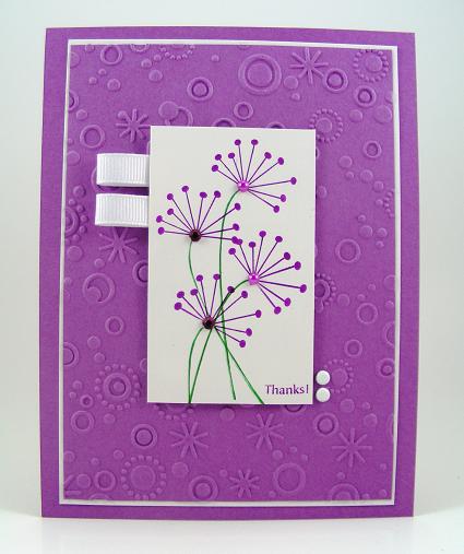 Thanks Card
This quick and easy card features the Thanks2You clear stamp set by The [Stamps] Of Life.
Keywords: The Stamps Of Life/Thanks2You