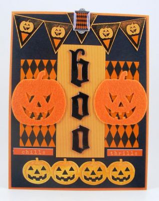 I know it is the "off" season for Halloween but I had to make a card using the fun jack-o-lanter banner in the banners4all clear stamp set.  :)
Keywords: May Stamps Of Life Release/banners4all Clear Stamp Set