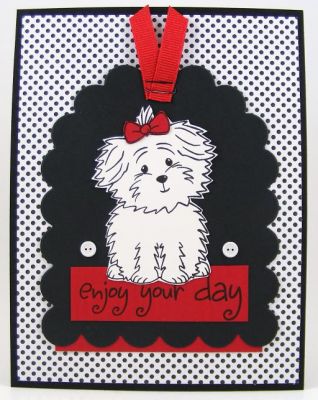 Enjoy Your Day Card
Card features new birthday4Cookie clear stamp set by The {Stamps} Of Life.
Keywords: SOL birthday4Cookie