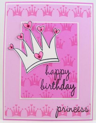 Crowning Birthday Card
Card features princess4life clear stamp set.
Keywords: princess4life