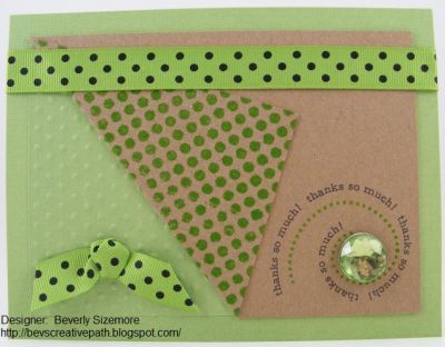 *Dotted Thanks Card
Sets used: dots2love and swirls4words
