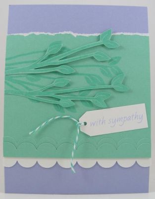 With Sympathy Card
This card features branches4flowers clear stamp set.
Keywords: branches4flowers