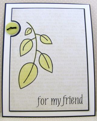 For My Friend Card
Card features friends4ever SOL clear stamp set (plus youare2kind).
Keywords: SOL friends4ever