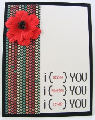 *I {adore} you card
love2diefor clear stamps used plus minis4circles (for the word adore)
Keywords: love2diefor