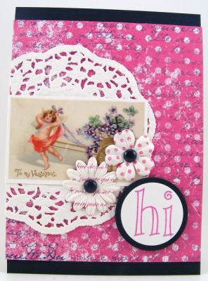 "Hi" Card
Card features words2color clear stamp set.
Keywords: SOL words2color