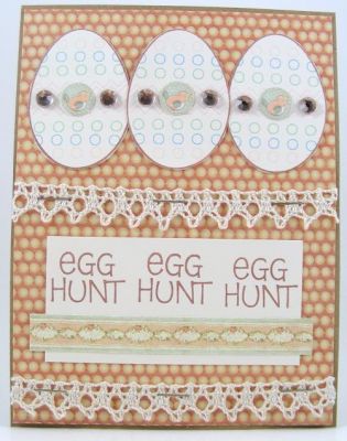 Egg Hunt Card
Card features eggs2hunt clear stamp set.
Keywords: SOL eggs2hunt