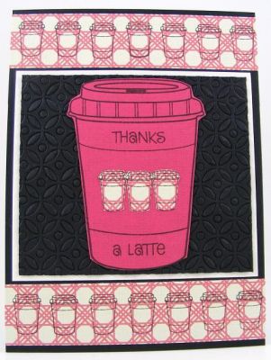Thanks A Latte Card
Card features coffee4two clear stamp set.
Keywords: SOL coffee4two