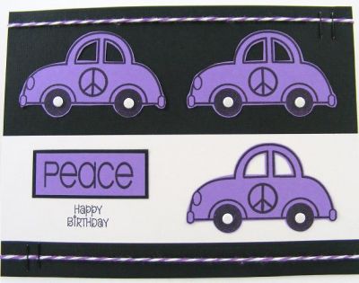 "Peace" Birthday Card
Fun birthday card using pray4peace, minis4circles and cars2drive.
Keywords: pray4peace