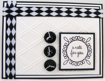 Note For You Card
Card features monogram2build clear stamp set.
Keywords: The {Stamps} Of Life