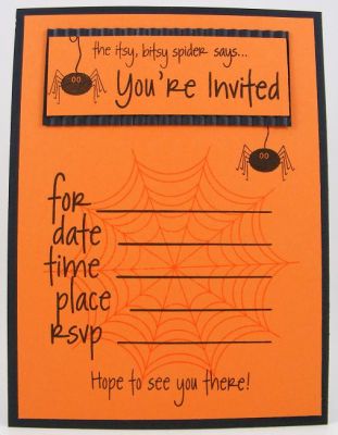 Halloween Party Invitation
Card features invite2create clear stamps plus other Halloween SOL stamps (spooky2scare).
Keywords: SOL invite2create