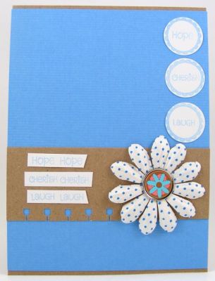 Hope, Cherish, Laugh Card
Cards features minis4circles clear stamp set.  
Keywords: SOL minis4circles clear stamp set