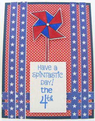 *Spintastic 4th Card*
Sets used:  pinwheels2stamp and stars4you
Keywords: pinwheels2stamp