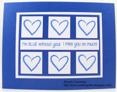 Blue Without You Card
Keywords: crayons2stamp