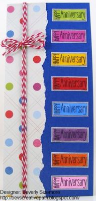 Colorful Anniversary Card
