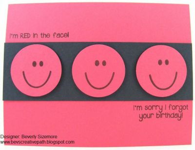 Forgetful Red Birthday Card
I used faces4stamps along with crayons2stamp on this one.  :)
Keywords: crayons2stamp