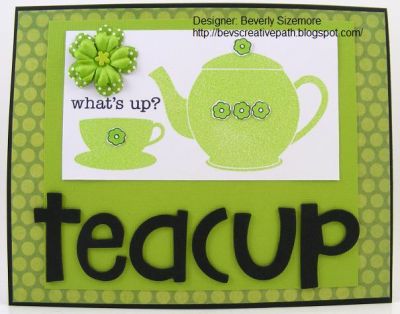 What's Up Teacup Card
