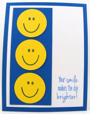 Brighter Day Smile Card
Fast and easy using faces4stamps plus Sizzix eClips to create circles.  :)
Keywords: faces4stamps