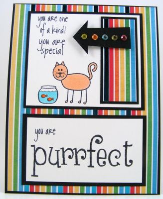 Purrfect Card
I used the extras4kids plus funky4lowabc clear stamp sets on this quick and easy card.
Keywords: extras4kids