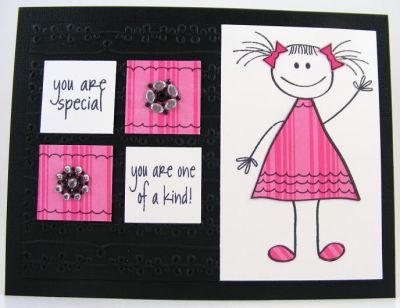 You Are Special Card
This card features extras4kids plus the kids2love clear stamp sets.
Keywords: extras4kids kids2love