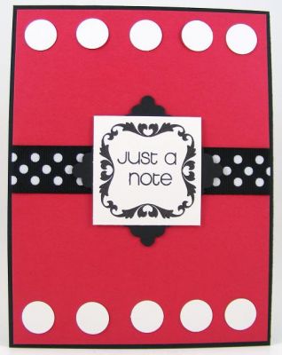 Just A Note Card
Card features Monogram2build clear stamp set.
Keywords: The {Stamps} Of Life