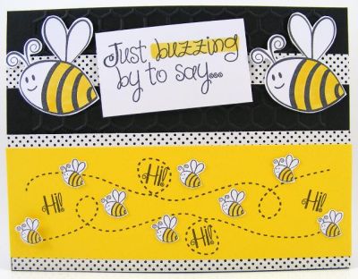 **Just Buzzing By Card**
