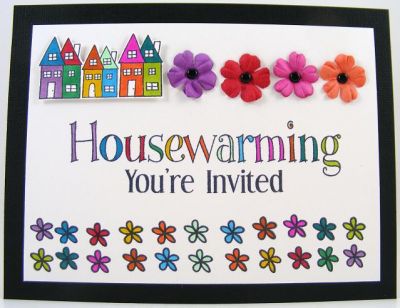 Housewarming Invitation
Stamps of Life Clear Stamp Sets -- born2party, invite2create and houses4us
Keywords: born2party