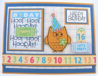 Hoot Hoot Hooray Birthday Card
owls2love clear stamp set used
Keywords: owls2love