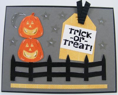Trick or Treat Card
I used the solids4Halloween clear stamps on this card.  The stars are from the all4stars clear stamp set.
Keywords: solids4Halloween