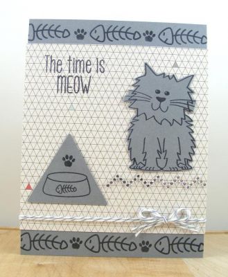 **The Time Is Now Card**
Keywords: cat2stamp