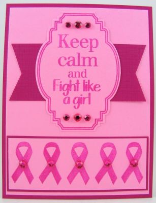 ***Keep Calm and Fight Like A Girl Card***
I mixed calm2keep with ribbon4cure to create this one.
Keywords: ribbon4cure