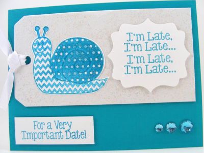 ***Glittered Snail Card***
Keywords: insides4snails