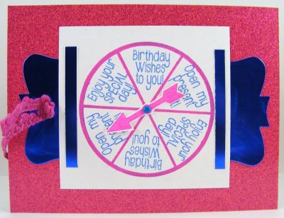 **Birthday Wishes Spinner Card**
Keywords: spinner2stamp