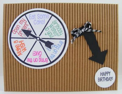 **Birthday Spinner Card**
Keywords: spinner2stamp