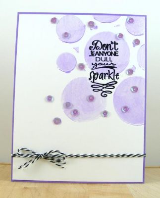 **Liliac "Sparkle" Card**
Keywords: upliftingwords2hear