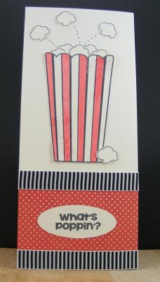 **What's Poppin'? Card**
Keywords: popcorn2stamp