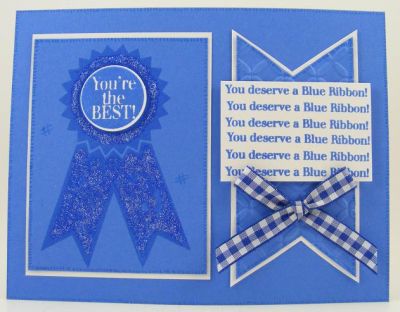 ***Blue Ribbon Card***
Keywords: award2stamp