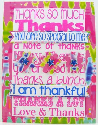 *Tie Dyed Thanks Card*
Keywords: thanks4subways